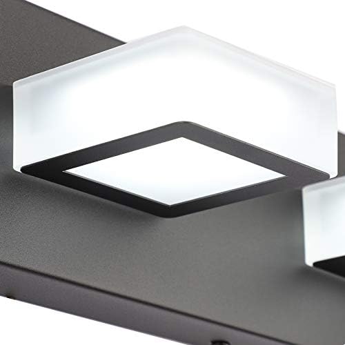Ralbay 5 Light Modern Black Vanity Lights Over Mirror 1
