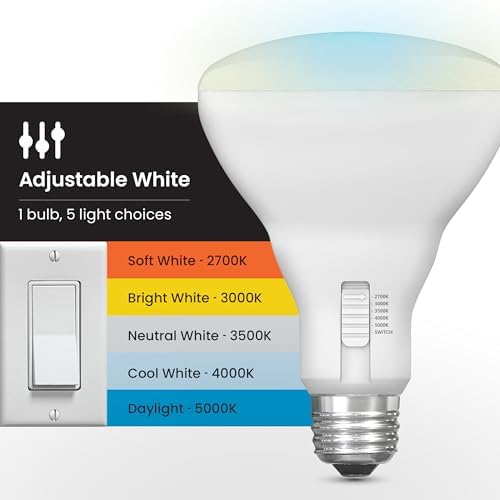 Feit Electric BR30 LED Bulb 6 Pack 65W Equivalent