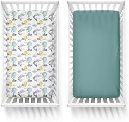 Featherhead 2-Pack Fitted Crib Sheets - 100 Cotton