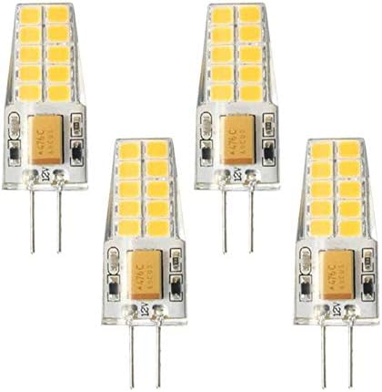 Lxcom Lighting G4 Mini LED Bulb 4 Pack 25W 3000K Warm White