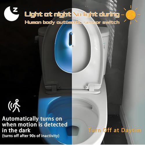 ONXE Motion Sensor Toilet Night Light 2 Pack 1