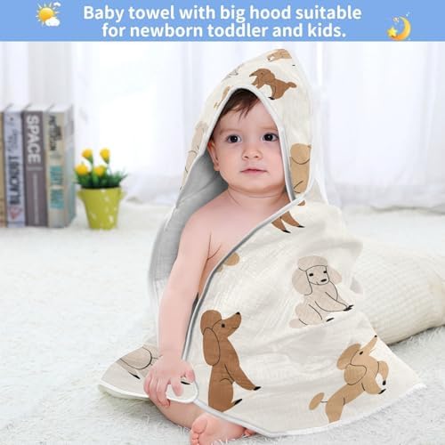 Caikeny Hooded Baby Towel 35x35 Inch