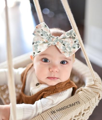Handmade Macrame Swing Seat Chair for Baby Kids