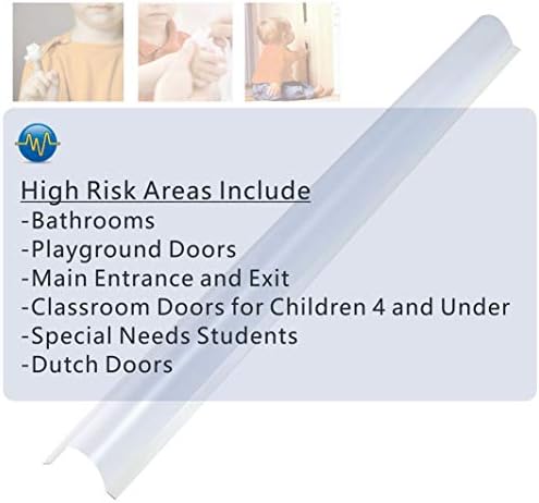 AILUOQI 4 Pack Door Jam Shield for Baby Pet Safety 1