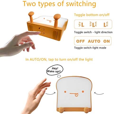 QANYI Cute Night Light LED Lamp with Rechargeable