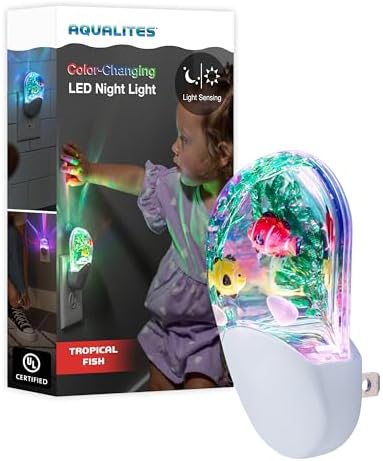Lights By Night Tropical Aqualites LED Night Light