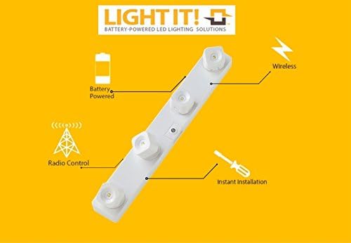 LIGHT IT by Fulcrum LED Fastrack Remote Control Set White Single Pack