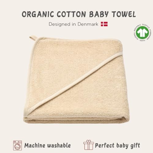 Huxie Baby Hooded Towel Organic Cotton 32 x 32