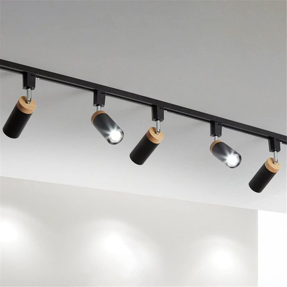 LED 2 Light Track Kit with Rotatable Heads - Grey