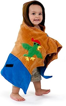 Kidorable Pirate Hooded Towel for Boys 100 Cotton 0-2 Years