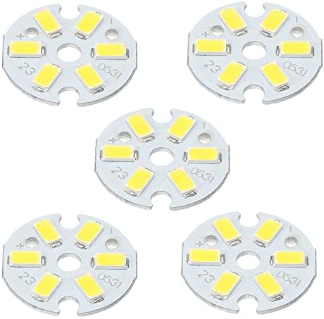 MECCANIXITY 3W COB LED Light Chip 10Pcs 6000-6500K Energy Saving Bulb Replacement