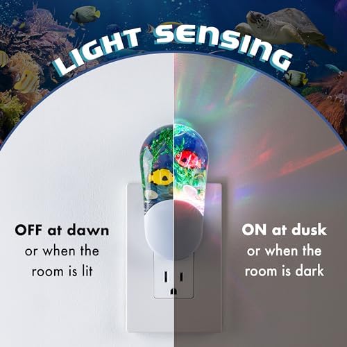 Lights By Night Tropical Aqualites LED Night Light