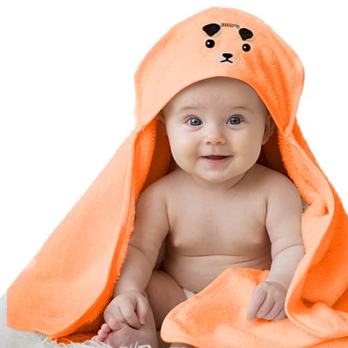Iolys Hooded Baby Bath Towel Large 41x41