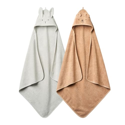 Huxie Baby Hooded Towel 2-Pack