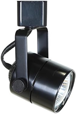 50154 Black GU10 Track Lighting Head - No Bulb