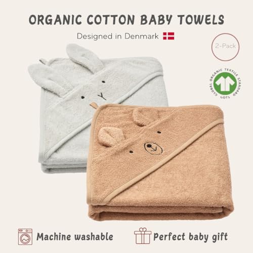 Huxie Baby Hooded Towel 2-Pack