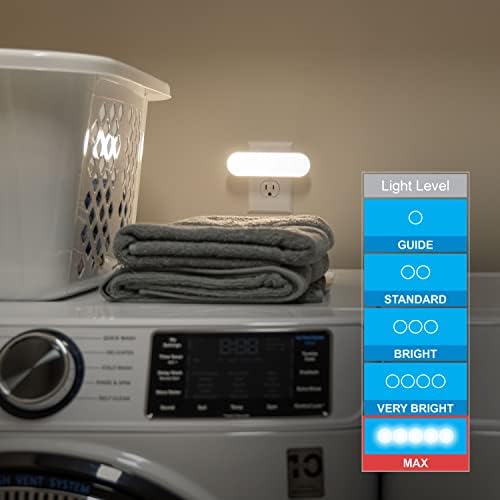 GE Ultrabrite LED Night Light Bar 4 Pack Dusk-to-Dawn Sensor