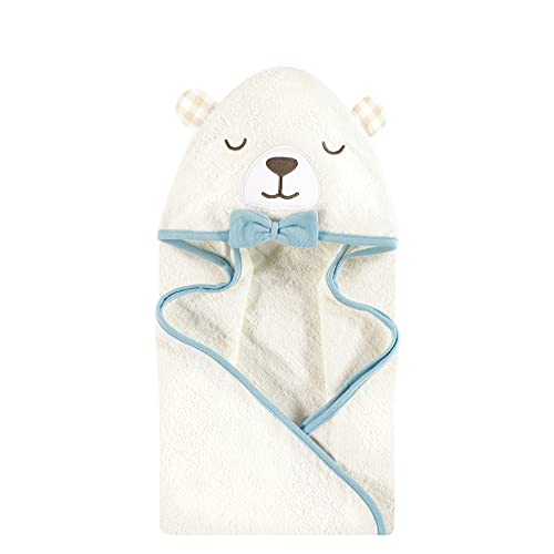 Hudson Baby Unisex Cotton Animal Face Hooded Towel