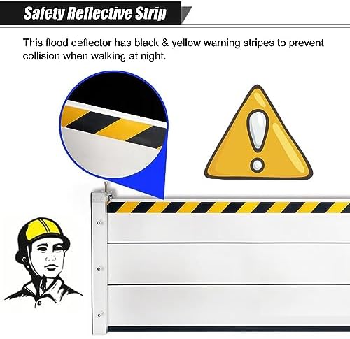 Flood Barrier Threshold Heavy Duty Doorway Water Stopper