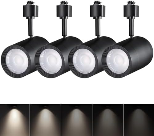 LEONLITE 175W LED Track Light Heads 36 Dimmable Pack of 4