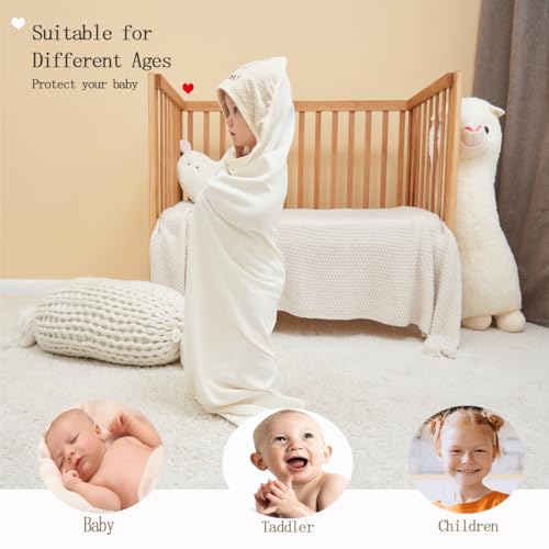 6 Pack Baby Hooded Towel and 5 Washcloths Set