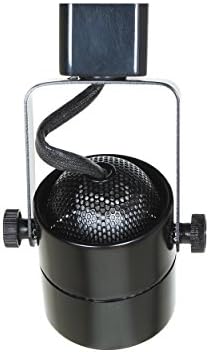 50154 Black GU10 Track Lighting Head - No Bulb