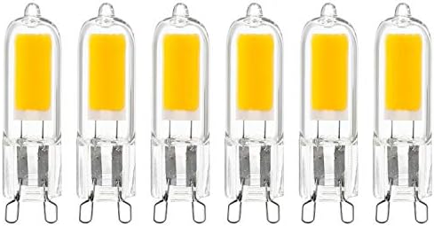 Sunlite 41192 LED G9 Bi-Pin Light Bulb 2W 6 Pack