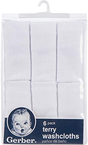Gerber Washcloth - 6 Pack Soft Reusable