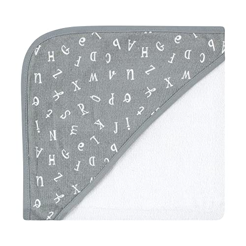 Hudson Baby Unisex Hooded Towels Alphabet One Size