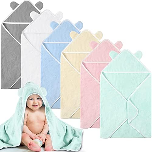 Lounsweer 6 Piece Baby Bath Towels Multicolor 1