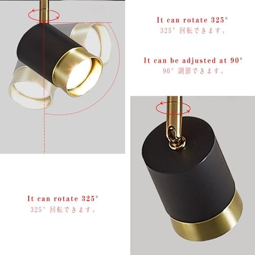 Adjustable Ceiling Spotlight with RGB Remote Control and Timer 1