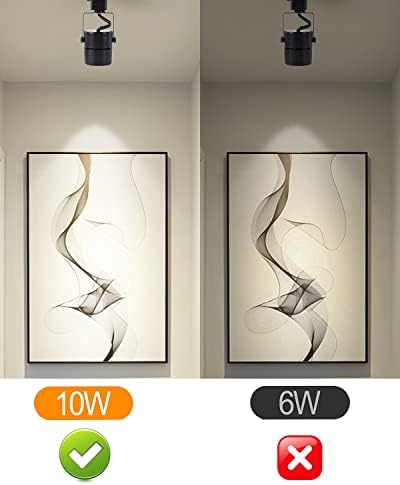 Motrackcao 10W Cool White Dimmable LED Track Light Heads 20 Pack