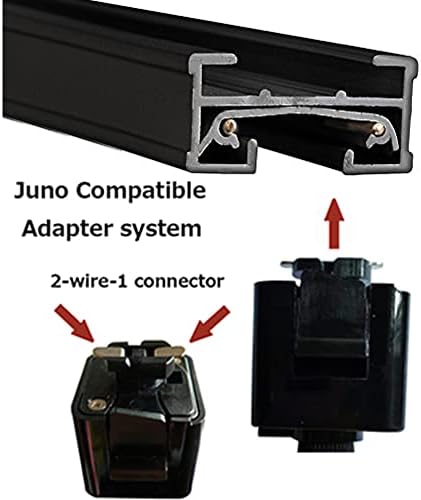 Juno Track Lighting LED Pendant Light 32 Ft Black Iron Adjustable