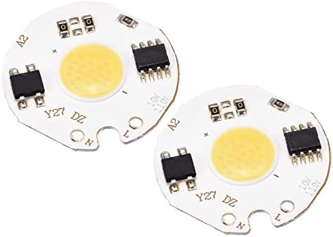 MECCANIXITY 10W Cool White LED Chip Bulb 2 Pack 1