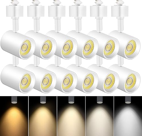 VANoopee 5-Color Dimmable LED Track Light Heads