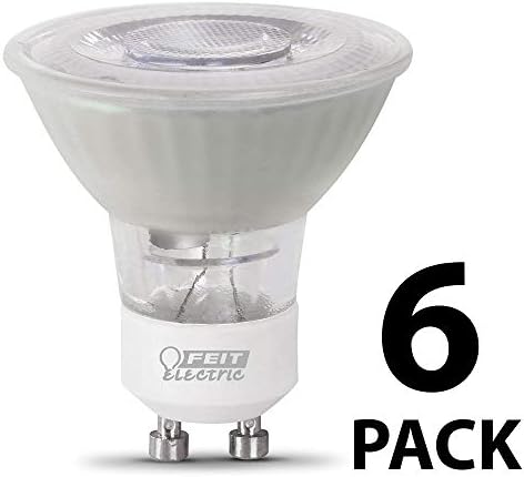 Feit Electric 6 Pack MR16 GU10 LED Bulbs 50W Equivalent Dimmable