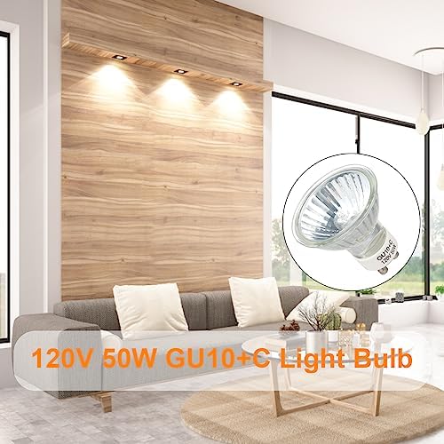 120V 50W Dimmable GU10 Warm White Light Bulb for Candle Warmers