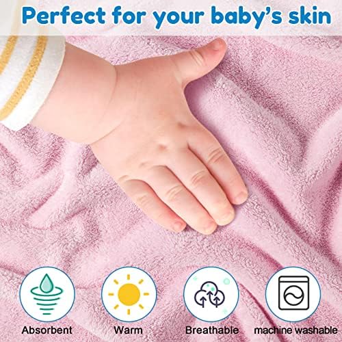 Lounsweer 6 Piece Baby Bath Towels Multicolor 1