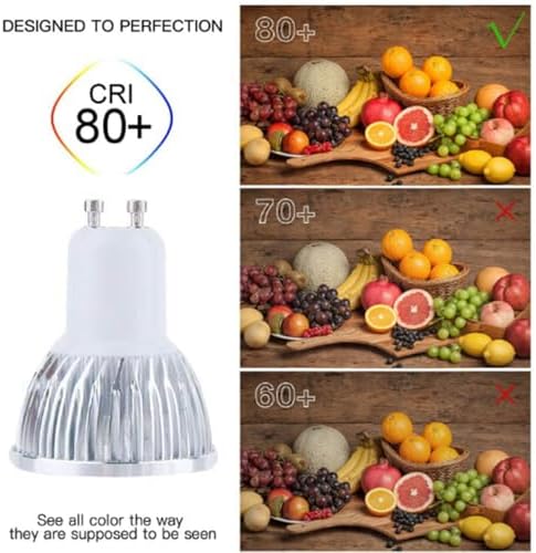 Leos Light LED GU10 Spotlight Bulb 9W 6000K Cool White