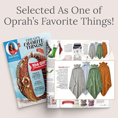 Natemia Premium Hooded Baby Bath Towel - Organic Cotton Soft Luxurious