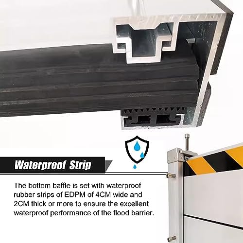 Flood Barrier Threshold Heavy Duty Doorway Water Stopper