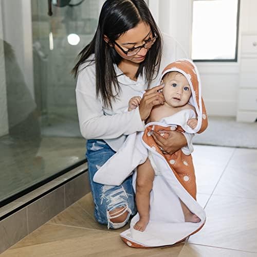 Mebie Baby Muslin Hooded Towel Sunshine Design