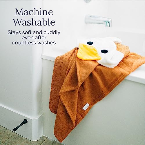 Natemia Premium Hooded Baby Towel with Hippo Design