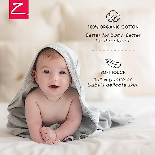 Zutano Organic Hooded Baby Towel Set