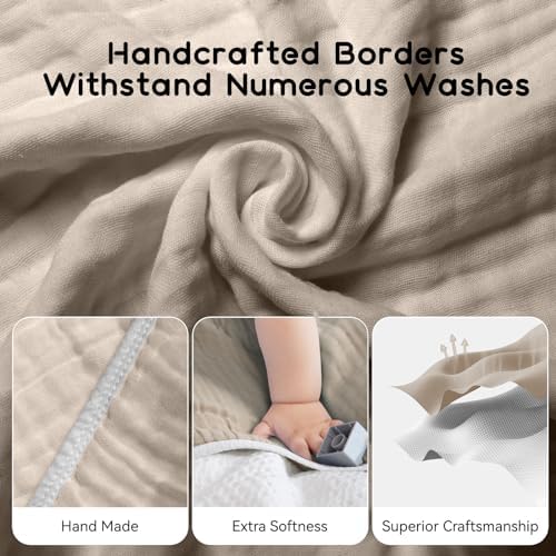 Arnzion Baby Hooded Towels 2 Pack Brown White 1