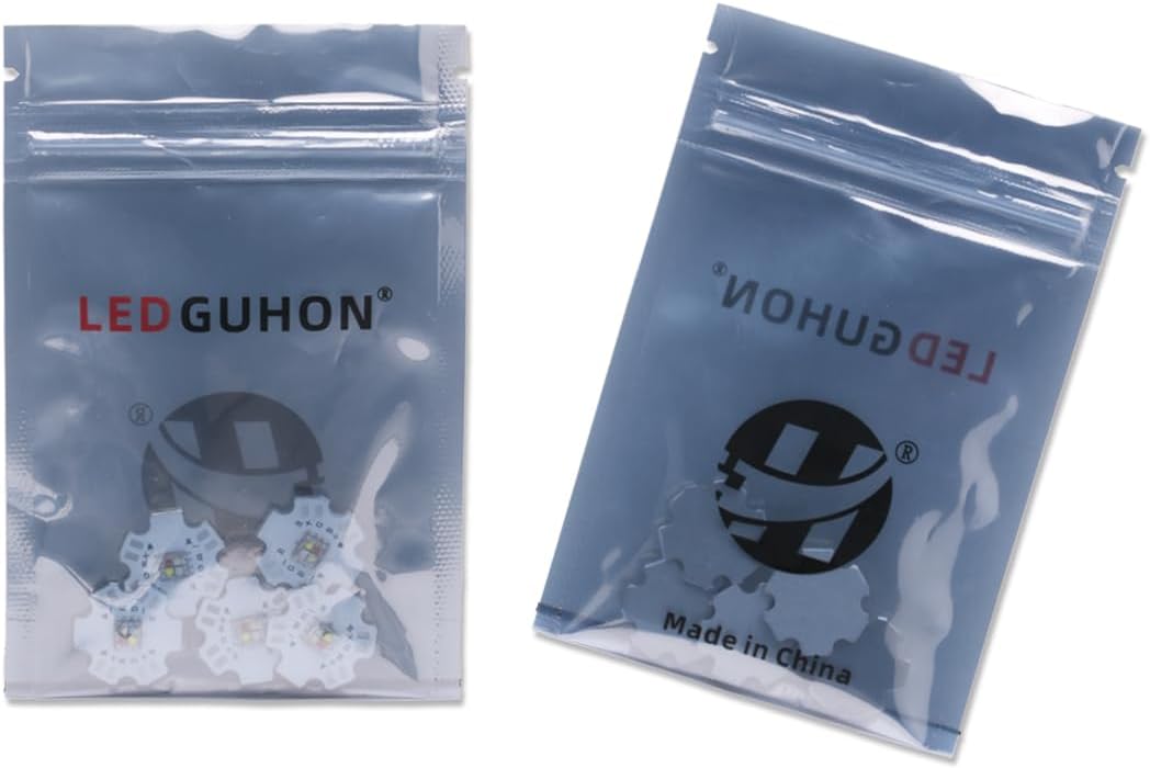 5Pcs 12W RGBW 5050 SMD LED Chip with Aluminum Heat Sink