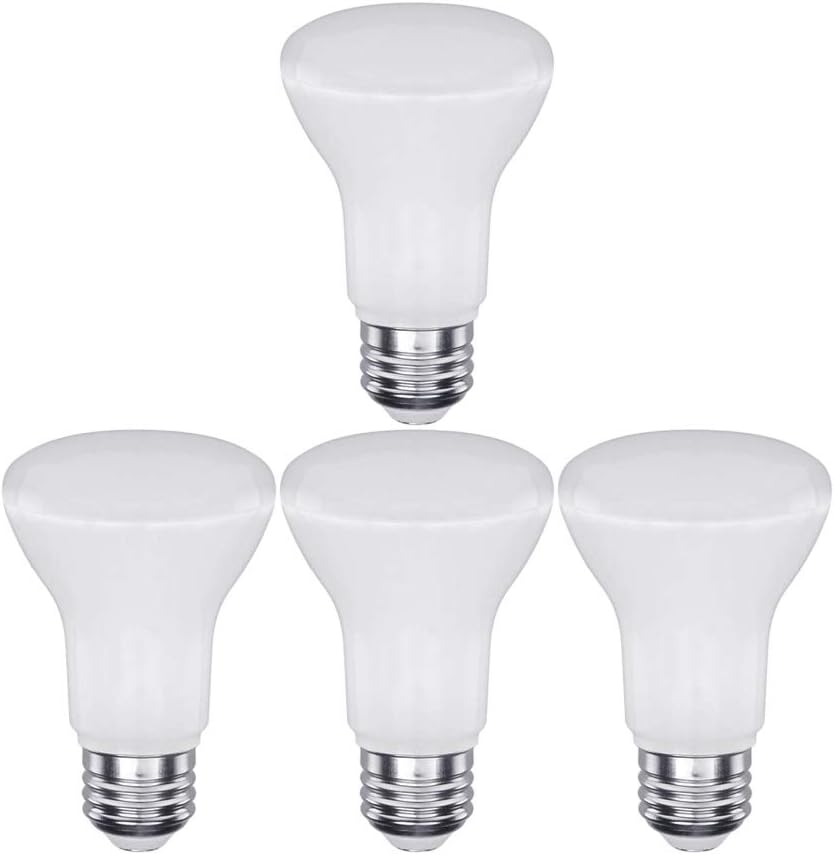 CTKcom 7W BR20 LED Light Bulb 4 Pack - Daylight White 6500K