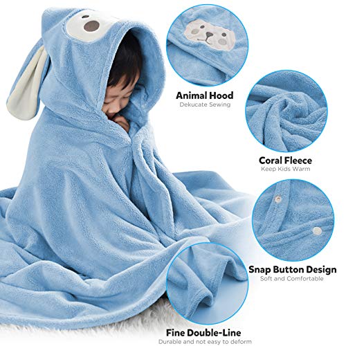 ROMASA Baby Bath Towel Hooded Ultra Soft Towel for Toddlers