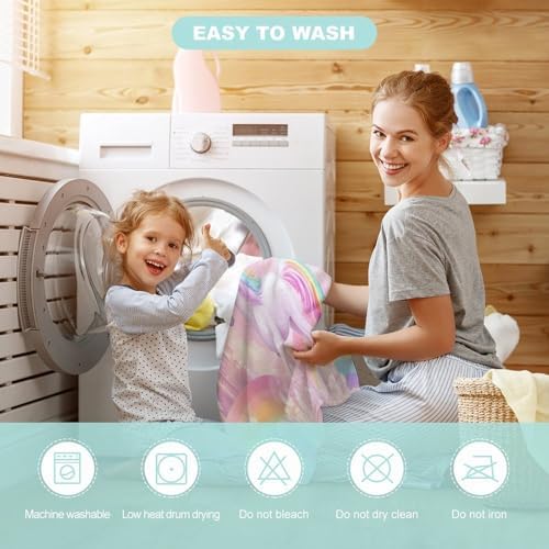 Personalized Unicorn Hooded Bath Towel for Kids