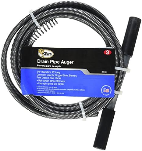 Cobra 38x15 Wire Drain Auger - 20150